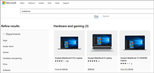 Microsoft resumes sales Huawei laptops online report